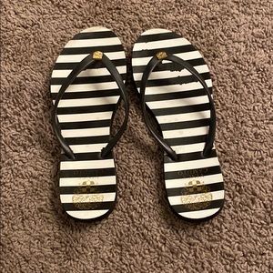 Vince Computo Stripe Flip Flops